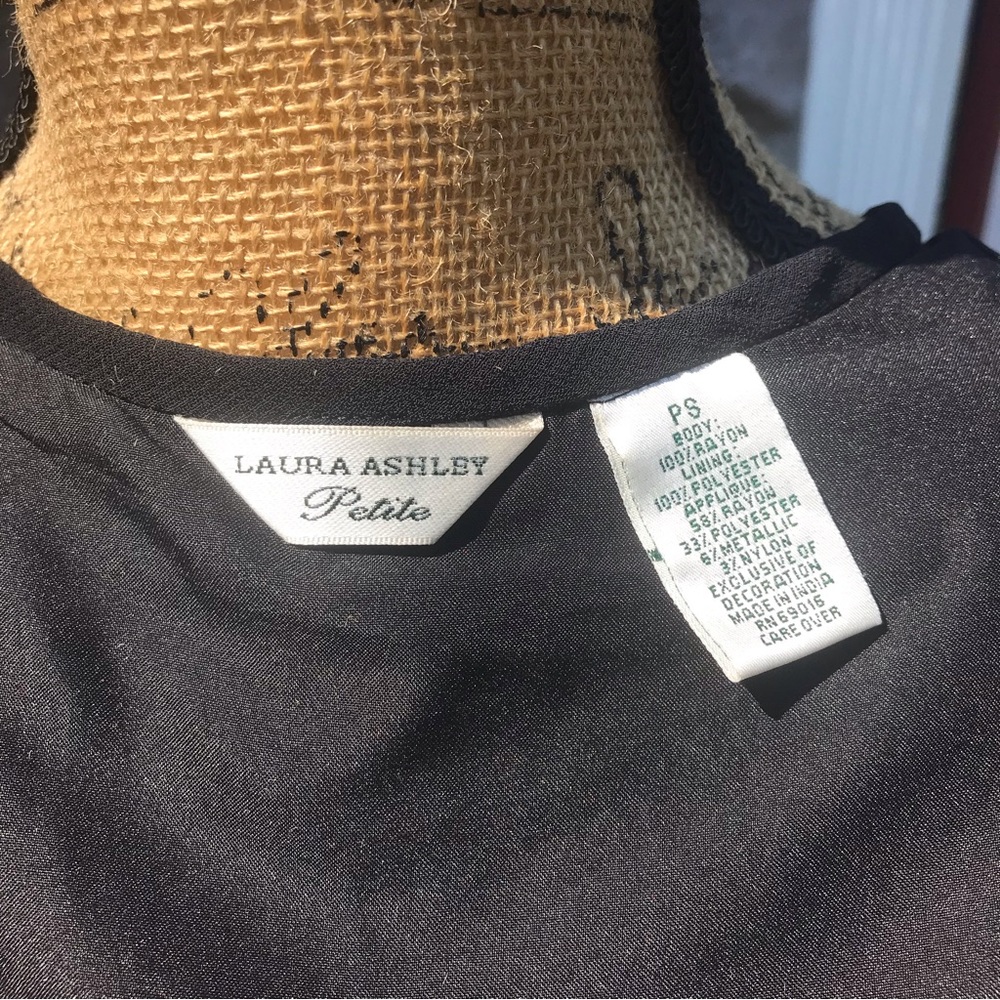 Laura Ashley Metallic Patchwork Jacket Ps - image 2